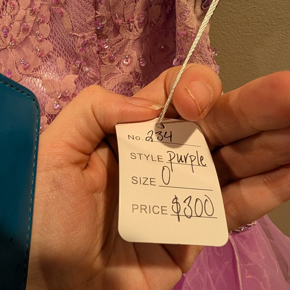 Lavender Mystique Ruffled Dress - Picture 2 of 8